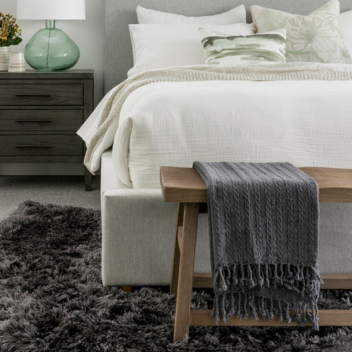 Medium Grey Double Bench